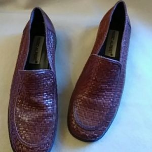 Marc Alpert golden brown loafers- sz 8